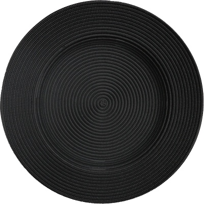 Horecano HORECANO-WICKED-Подложна чиния стъкло Ø32cm BLACK (HC-59407) (0159407)