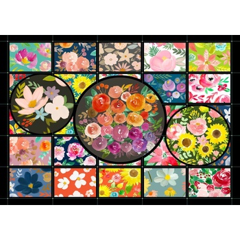 Enjoy - Puzzle Lacy's Flower Garden - 1 000 piese