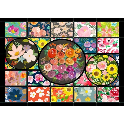 Enjoy - Puzzle Lacy's Flower Garden - 1 000 piese