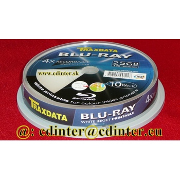Traxdata BD-R 25GB 4x, 10ks