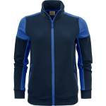 Printer PRIME SWEATER FULL ZIP / Дамски суитшърт с цип и яка с изправена горна част - тъмносин/кобалтов M (612062i8302)