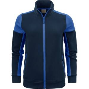 Printer PRIME SWEATER FULL ZIP / Дамски суитшърт с цип и яка с изправена горна част - тъмносин/кобалтов M (612062i8302)