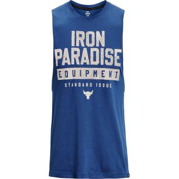 Under Armour Мъжки потник Under Armour PR Iron Tank Top Mens - Blue Mirage