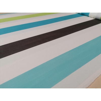 Dekoračná látka Satinet-pruhy šírka 150 cm
