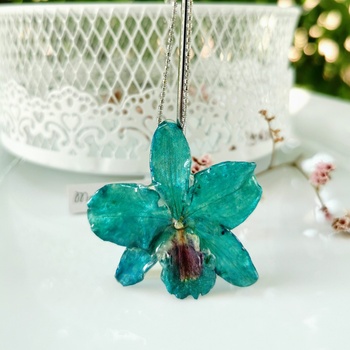 Meganflo Триизмерна Тюркоазена Орхидея