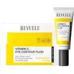Revuele Vitamin C Eye Contour Fluid, флуид за околоочен контур против тъмни кръгове и подпухналост, 25 ml