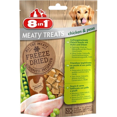 8in1 Dog Freeze Dried Chicken & Peas 50 g