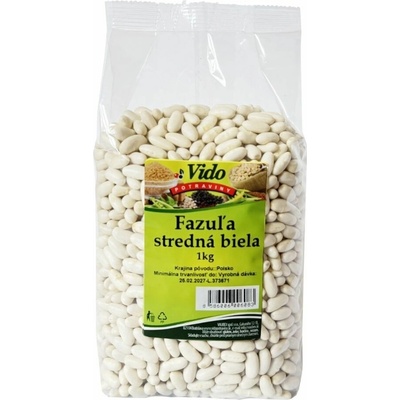 VIdo Fazuľa stredná biela 1 kg