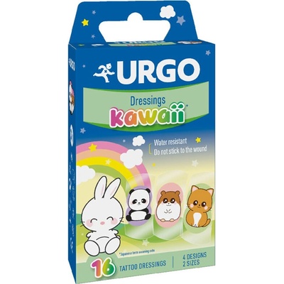 URGO Kawaii vodeodolné detské náplasti 16 ks