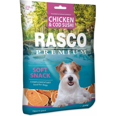 RASCO Pochúťka Premium kuracie kocky 230 g