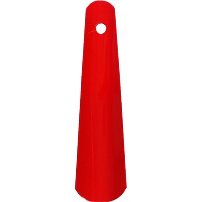 Kovový obuvák na topánky kvalitný 15cm červená