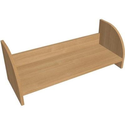 OFFICE PRO HOBIS police závěsná 80cm - HPS 80, dub