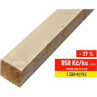 KVH hranoly NSi Smrk, délka 5000 - 100x100x5000