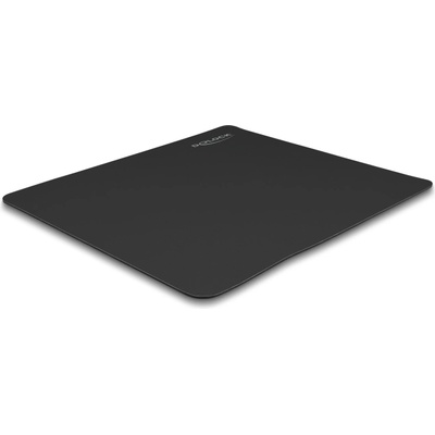 Delock Подложка за мишка черна 450 x 400 mm със стъклен капак