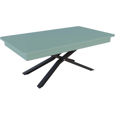 IVM BG Разтегателна маса Мегара с повдигащ механизъм - зелен дъск блу
