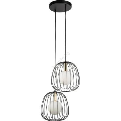 Пендел BELL 2xG9/12W/230V черен/златист (SI0375)