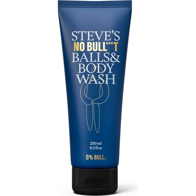 Steve´s No Bull***t Balls & Body Wash pánský sprchový gel na tělo a pánské intimní partie 250 ml