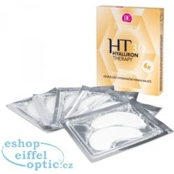Dermacol Hyaluron Therapy 3D osvěžující hydratační maska na oči 2 x 3 g