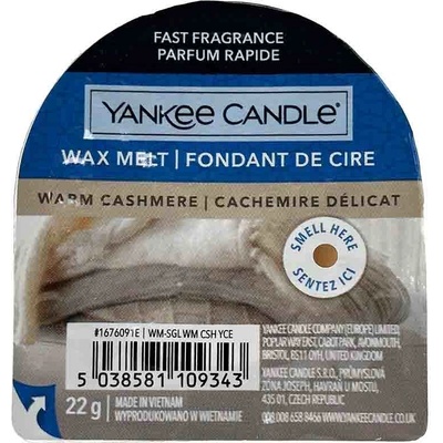 Yankee Candle Vonný vosk Warm Cashmere New Wax Melt 22 g – Zboží Mobilmania