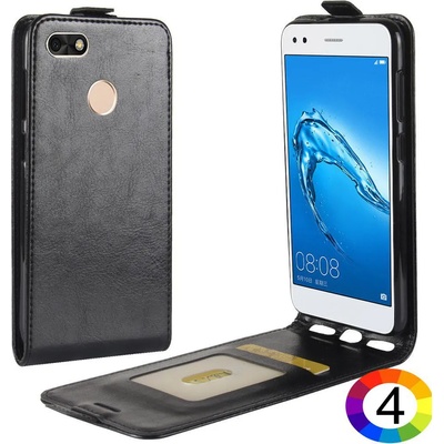 Huawei Y6 Pro (2017) / P9 lite mini Flip3 Кожен Калъф и Скрийн Протектор