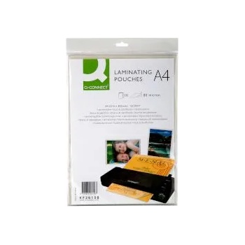 Image 1 of Q-Connect Фолио за ламиниране А4 80 микрона опаковка 10бр