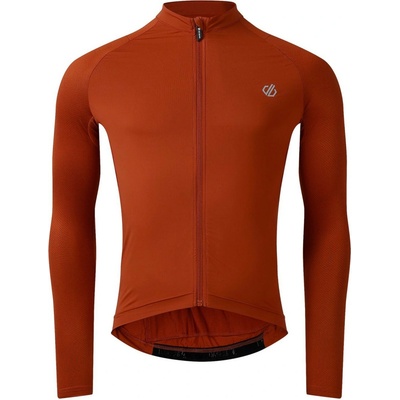 Dare 2b Lightning Long Sleeve Jersey hnedá Pánsky