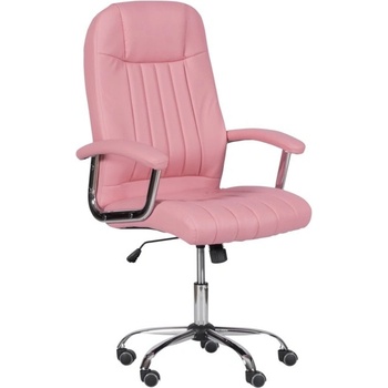 Image 1 of Bittel Президентски стол Carmen 6181, до 130кг, еко кожа, подлакътници, газов амортисьор, регулируем люлеещ механизъм, розов (3520177_91)