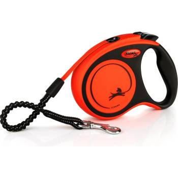 flexi Xtreme Small - Най-здравият автоматичен повод в света за кучета, регулируема дръжка, 5 метра лента, до 20 кг
