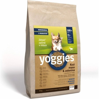 Yoggies MINI Kozie mäso&zelenina hypoalergénne lisované za studena s probiotikami 2 kg