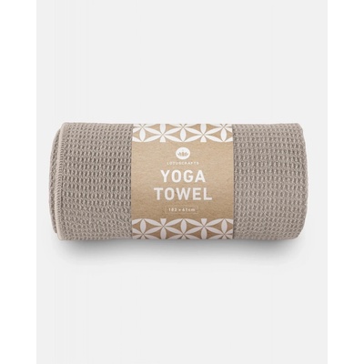 Lotuscrafts Yoga Towel GRIP uterák na jogu 183 x 61 cm Taupe