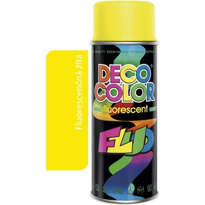 Deco Color fluorescent 400 ml Žltý