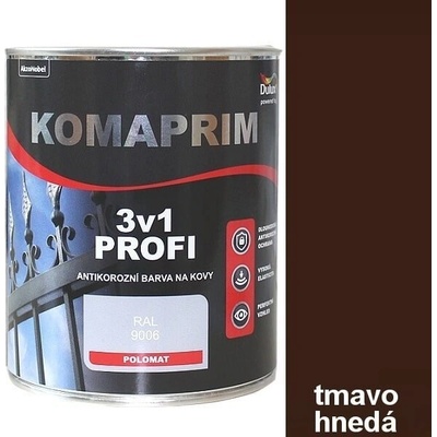 Dulux Komaprim 3v1 PROFI tmavo hnedá 0,75L