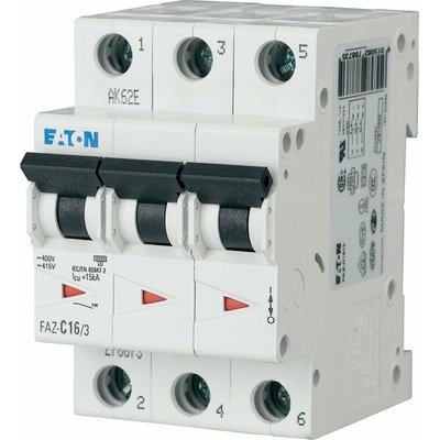 Eaton FAZ-B15/3 3P B 15A 15kA AC 278846