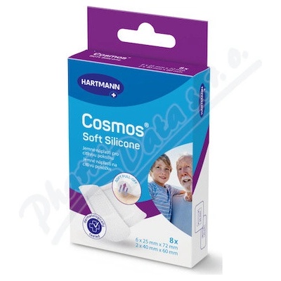 Cosmos Ultra jemná náplast dělená 2 velikosti 8 ks
