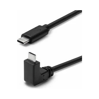 MicroConnect USB-C cable 3m, 3.2 Gen2, one end Angled , 60W, 10Gbps