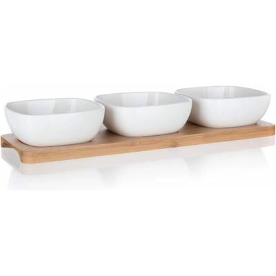 Banquet Miska Brillante porcelán bambus 1 x tác miska 3 x 33 x 9,7 x 4,7 cm