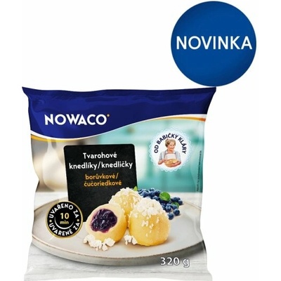 Nowaco Tvarohové knedličky čučoriedkové 320 g