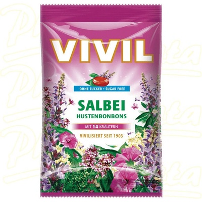 Vivil Šalvěj+14 druhů bylinek bez cukru 60 g