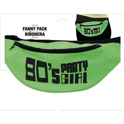 Retro ledvinka zelená 80.léta neon disco