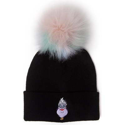 Disney The Little Mermaid Ursula Beanie With Pom pom Black