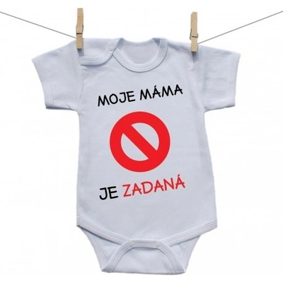 Boodyy Body s krátkým rukávem Moje máma je zadaná
