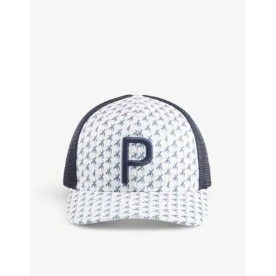 PUMA Palms Trucker P Snapback Cap White/Navy