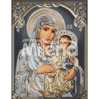 Milena Style Йерусалимска икона - гоблен със схема конци dmc 1: 1