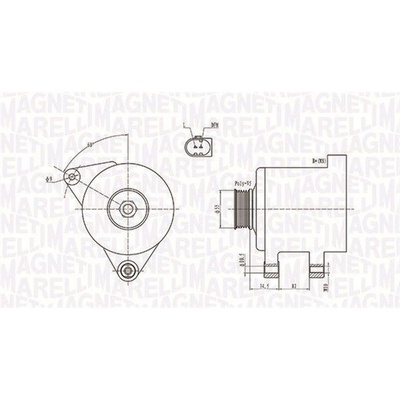 Generátor MAGNETI MARELLI 063731664010