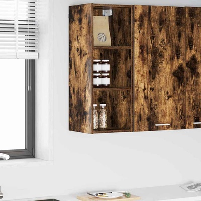 vidaXL Висящ шкаф Димян дъб 30 x 29, 5 x 80 см Инженерно дърво (884438)