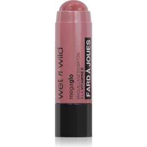 Wet n Wild MegaGlo кремообразен руж в стик цвят Dusty Pink 6 гр