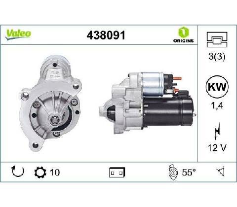 Startér VALEO 438091