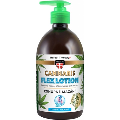 Palacio konopné mazanie s pumpičkou chladivé 500 ml