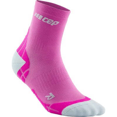 CEP bežecké ponožky ultralight Short Socks women pink grey