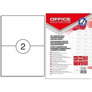 Office Products Labels Office Products A4 210x148mm white (100)